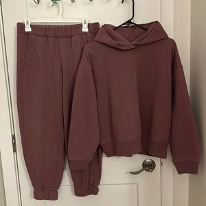 A New Day Purple matching sweatsuit